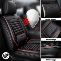 Compatible Leather Car Seat Covers for Audi - three-quarter view - Becquet Voiture