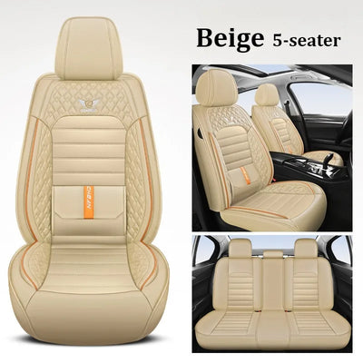 Housses de Siège Auto Cuir Universelles Toutes Saisons - vue de dessus - Becquet Voiture