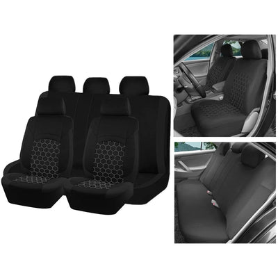 Housses de Siège Auto Universelles 5 Places (Kit 9 Pièces) - vue arrière - Becquet Voiture