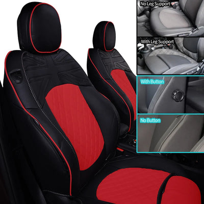 Housses de Siège Cuir Mini Cooper Clubman Countryman - vue de profil 2 - Becquet Voiture