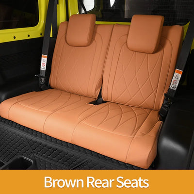 Housses de Siège Cuir Suzuki Jimny JB64 JB74 2019-2022 - détail du montage - Becquet Voiture