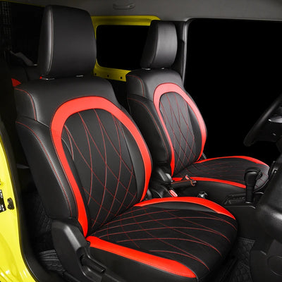 Housses de Siège Cuir Suzuki Jimny JB64 JB74 2019-2022 - vue arrière - Becquet Voiture