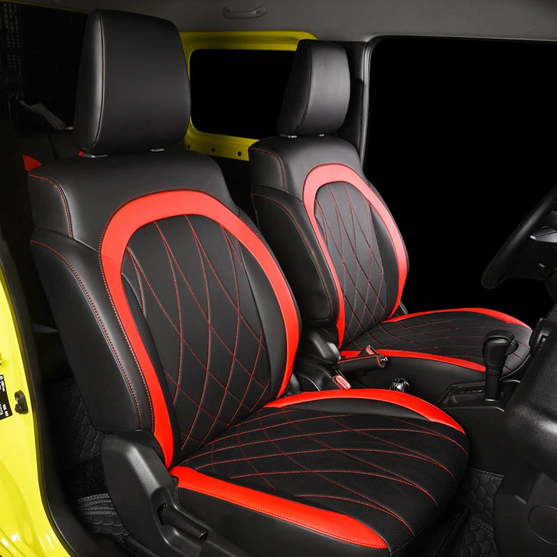 Housses de Siège Cuir Suzuki Jimny JB64 JB74 2019-2022 - vue arrière - Becquet Voiture