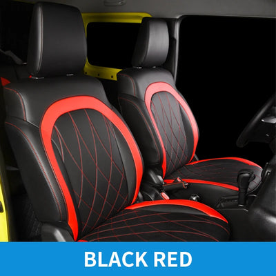Housses de Siège Cuir Suzuki Jimny JB64 JB74 2019-2022 - vue de dessus - Becquet Voiture