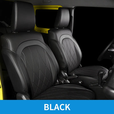 Housses de Siège Cuir Suzuki Jimny JB64 JB74 2019-2022 - vue rapprochée - Becquet Voiture