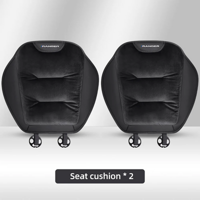 Housses de Siège Hiver Peluche Ford Ranger T7 T9 Raptor - vue rapprochée - Becquet Voiture