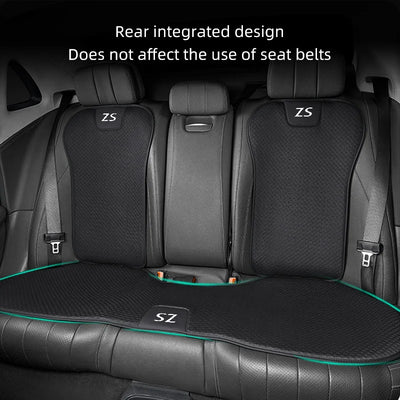 Housses de Siège Soie Glacée MG ZS EV EZS - vue arrière - Becquet Voiture