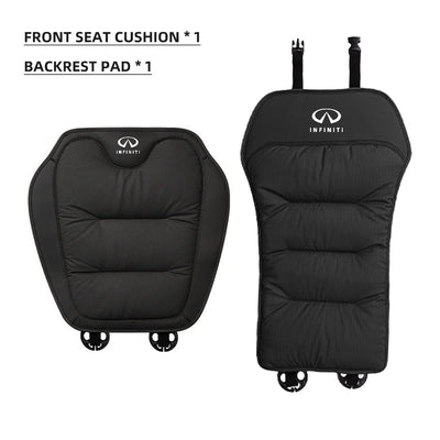Housses de Siège Sur-Mesure Infiniti FX35 Q50 G37 QX50 QX70 - détail du montage - Becquet Voiture