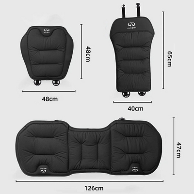 Housses de Siège Sur-Mesure Infiniti FX35 Q50 G37 QX50 QX70 - packshot studio - Becquet Voiture