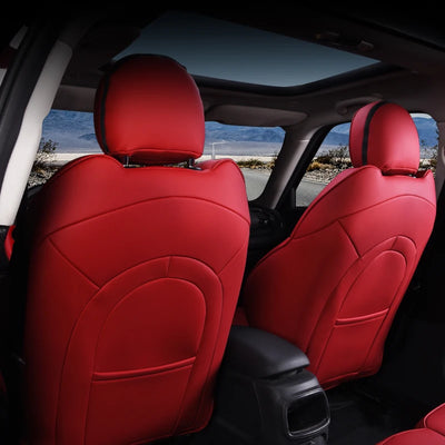 Housses de Siège Sur-Mesure pour Mini Cooper – Cuir Premium Antidérapant - packshot studio - Becquet Voiture