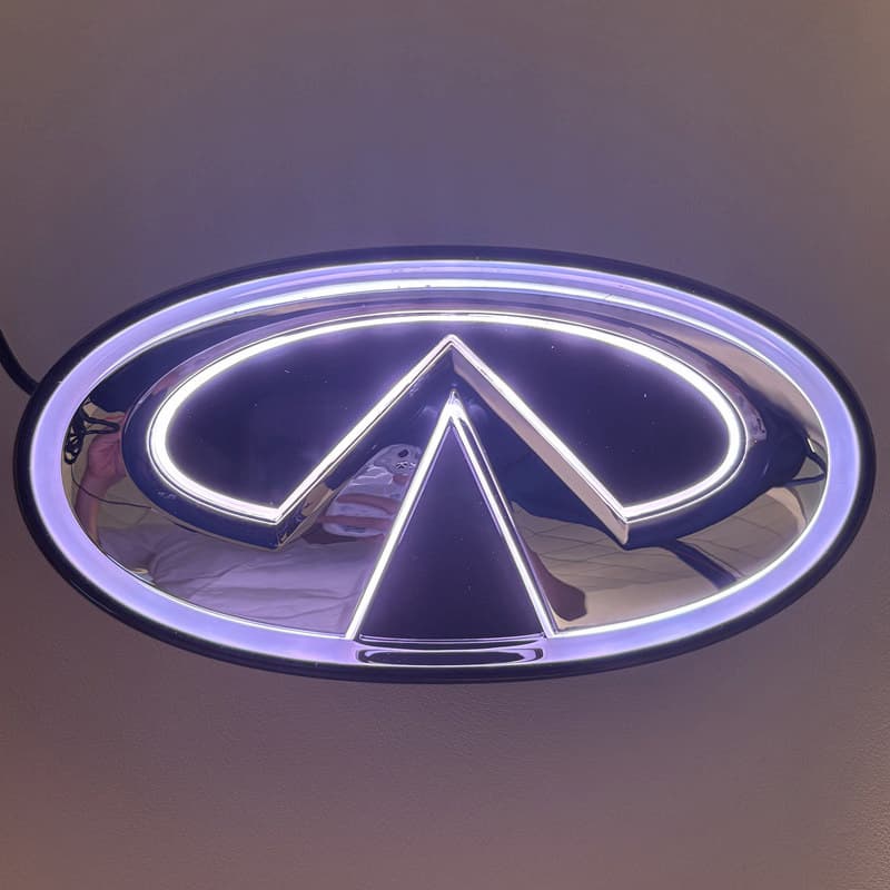 Emblème lumineux Infiniti RGB logo LED pour Q50 Q60 Q70
