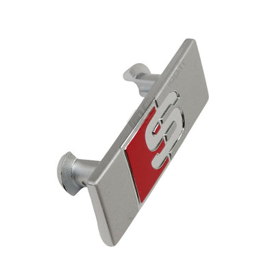Insert Aluminium Volant Audi Logo S RS - installé sur véhicule - Becquet Voiture