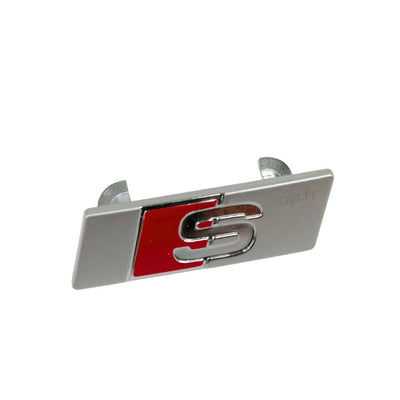 Insert Aluminium Volant Audi Logo S RS - vue arrière - Becquet Voiture
