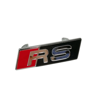 Insert Aluminium Volant Audi Logo S RS - vue de profil - Becquet Voiture