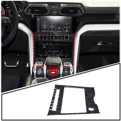 Insert Carbone Forgé Intérieur Lamborghini Urus - vue de dessus - Becquet Voiture