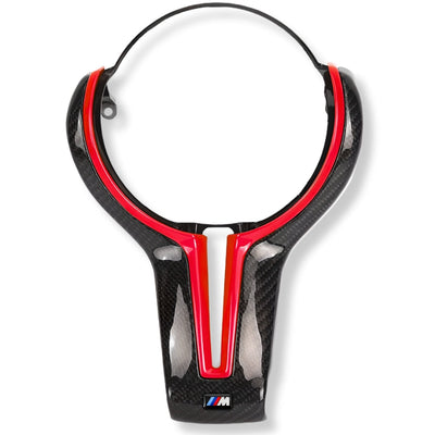 Insert Carbone Volant BMW F10 F20 F30 F80 - détail du montage - Becquet Voiture