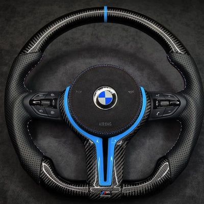 Insert Carbone Volant BMW F10 F20 F30 F80 - vue arrière - Becquet Voiture