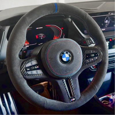 Insert Carbone Volant BMW G20 G30 G80 - vue arrière - Becquet Voiture