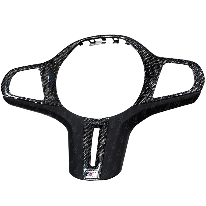 Insert Carbone Volant BMW G20 G30 G80 - vue de face - Becquet Voiture