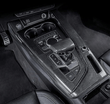 Insert console centrale carbone Audi A5 B9