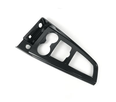 Insert console centrale carbone Audi A5 B9 - vue de trois-quarts - Becquet Voiture