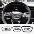 Insert de Volant Noir Brillant Audi Type A B C