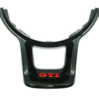 Insert Logo Volant VW Golf 7 GTI R - vue de profil - Becquet Voiture