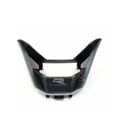 Insert Logo Volant VW Golf 8 GTI R Noir Bleu - vue arrière - Becquet Voiture