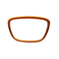 Multicolor 4-Spoke Audi Steering Wheel Insert - rear view - Becquet Voiture