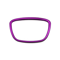 Multicolor 4-Spoke Audi Steering Wheel Insert - three-quarter view - Becquet Voiture