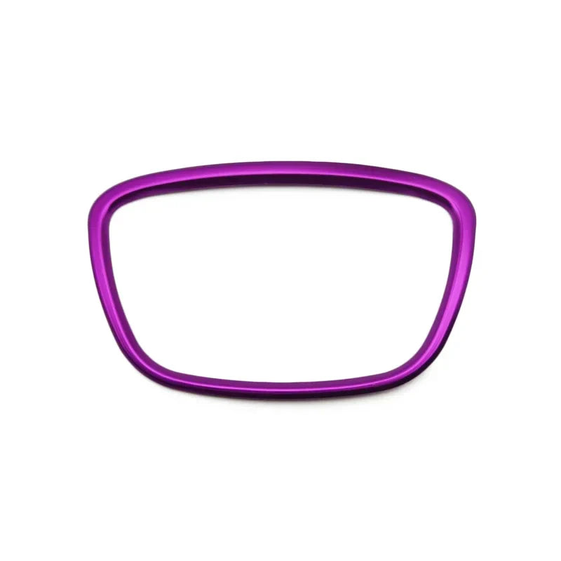 Multicolor 4-Spoke Audi Steering Wheel Insert - three-quarter view - Becquet Voiture