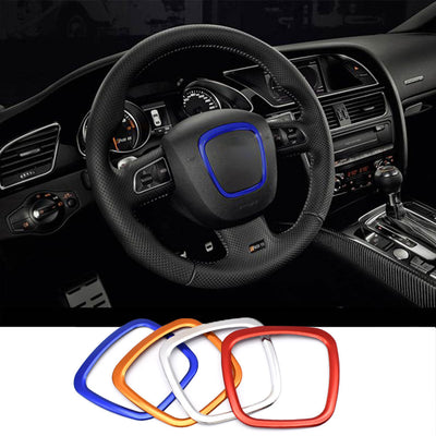Insert Volant Audi B7 A3 A4 Q5 - vue rapprochée - Becquet Voiture