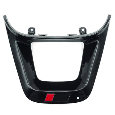 Insert Volant Audi B9.5 Bas Noir Chrome RS - vue de face - Becquet Voiture