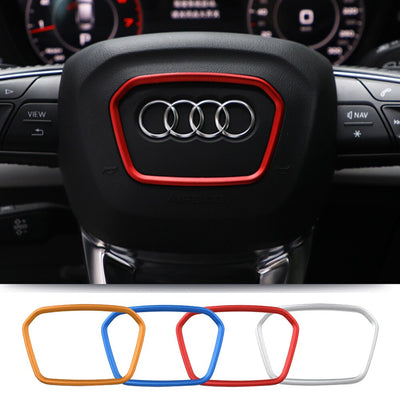 Insert Volant Audi Q3 Q5 Q7 Q8 Aluminium - vue de profil - Becquet Voiture