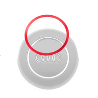 Insert Volant Audi Rond Airbag 76mm 92mm - détail du montage - Becquet Voiture