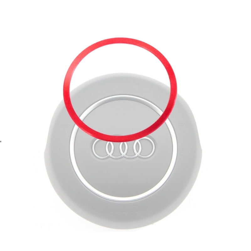 Insert Volant Audi Rond Airbag 76mm 92mm - détail du montage - Becquet Voiture