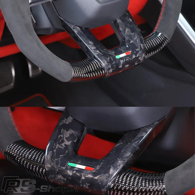 Insert Volant Carbone Urus Fibre Forgé - vue arrière - Becquet Voiture