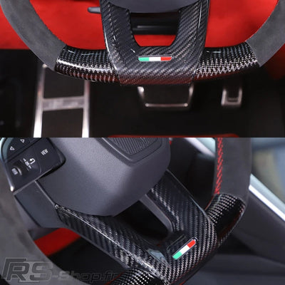 Insert Volant Carbone Urus Fibre Forgé - vue de profil - Becquet Voiture
