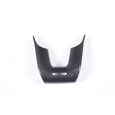 Insert Volant Carbone Urus Fibre Forgé - vue de trois-quarts - Becquet Voiture