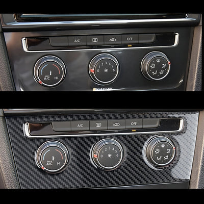 Inserts Carbone 3D VW Golf 7 GTI R - packshot studio - Becquet Voiture