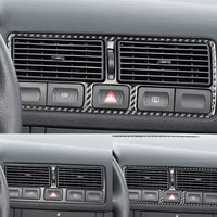 Carbon Fiber Inserts Imitation VW Golf 4 2mm - fitted on vehicle - Becquet Voiture