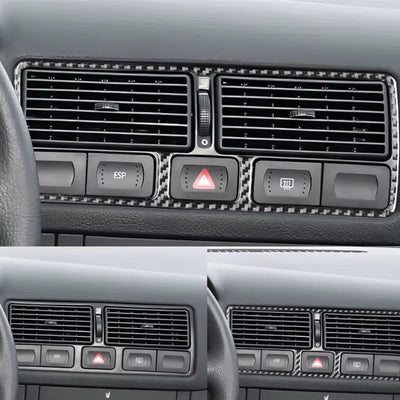 Inserts Carbone Imitation VW Golf 4 2mm - installé sur véhicule - Becquet Voiture