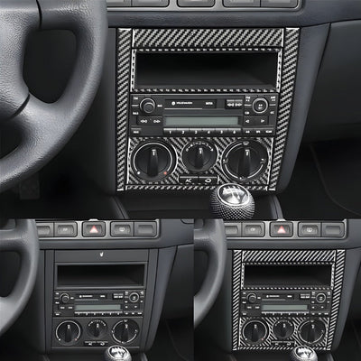 Inserts Carbone Imitation VW Golf 4 2mm - vue arrière - Becquet Voiture
