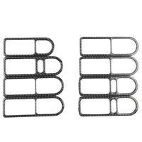 Carbon Fiber Inserts Imitation VW Golf 4 2mm - top view - Becquet Voiture
