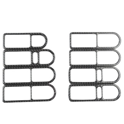 Inserts Carbone Imitation VW Golf 4 2mm - vue de dessus - Becquet Voiture