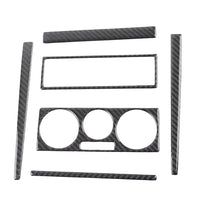 Carbon Fiber Inserts Imitation VW Golf 4 2mm - front view - Becquet Voiture