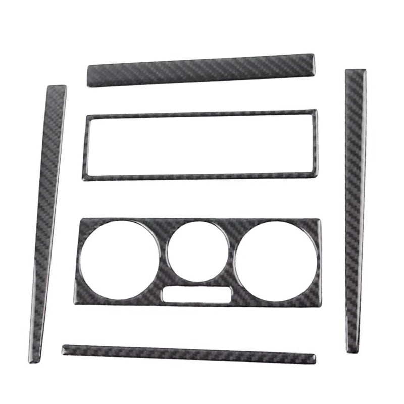 Carbon Fiber Inserts Imitation VW Golf 4 2mm - front view - Becquet Voiture