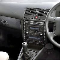 Carbon Fiber Inserts Imitation VW Golf 4 2mm - side view - Becquet Voiture