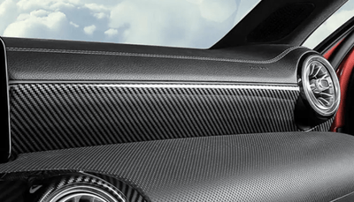 Inserts carbone Mercedes Classe A W177 CLA C118 - vue de profil 2 - Becquet Voiture