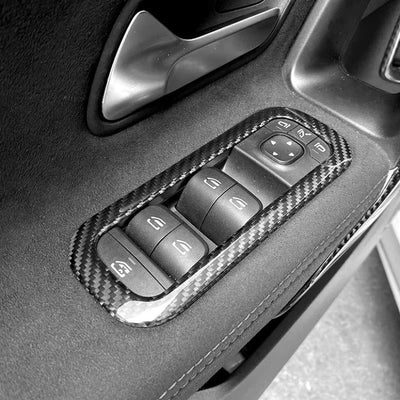 Inserts Carbone Mercedes Classe A W177 - détail du montage - Becquet Voiture